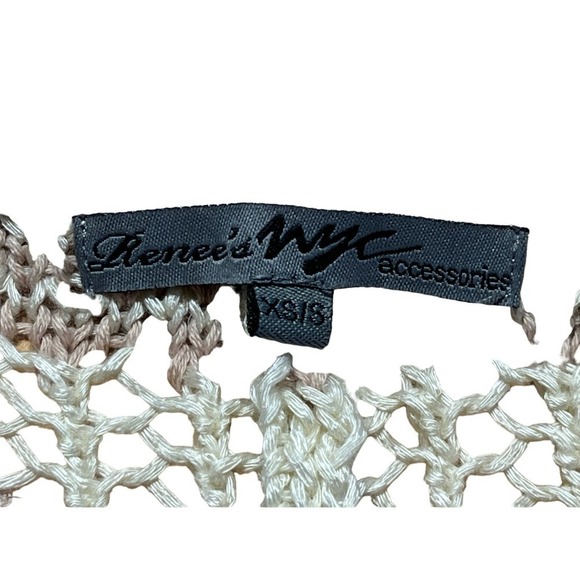 Renee's NYC brown/cream open front knit cardigan sweater. Women's XS/S - Picture 5 of 8